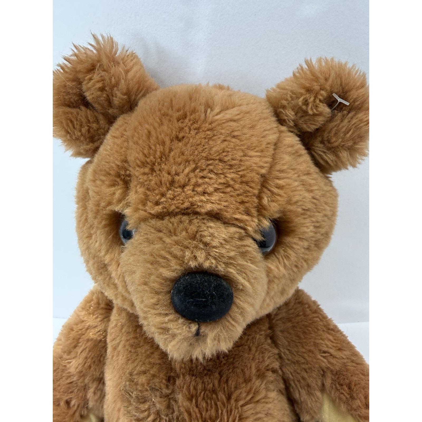 Vintage Dakin Teddy Bear Plush Stuffed Animal Brown Jointed 1981 Korea ...
