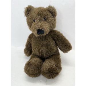 Applause Teddy Bear Plush Cinnamon Brown 14&quot; Stuffed Animal Vintage Toy 1988