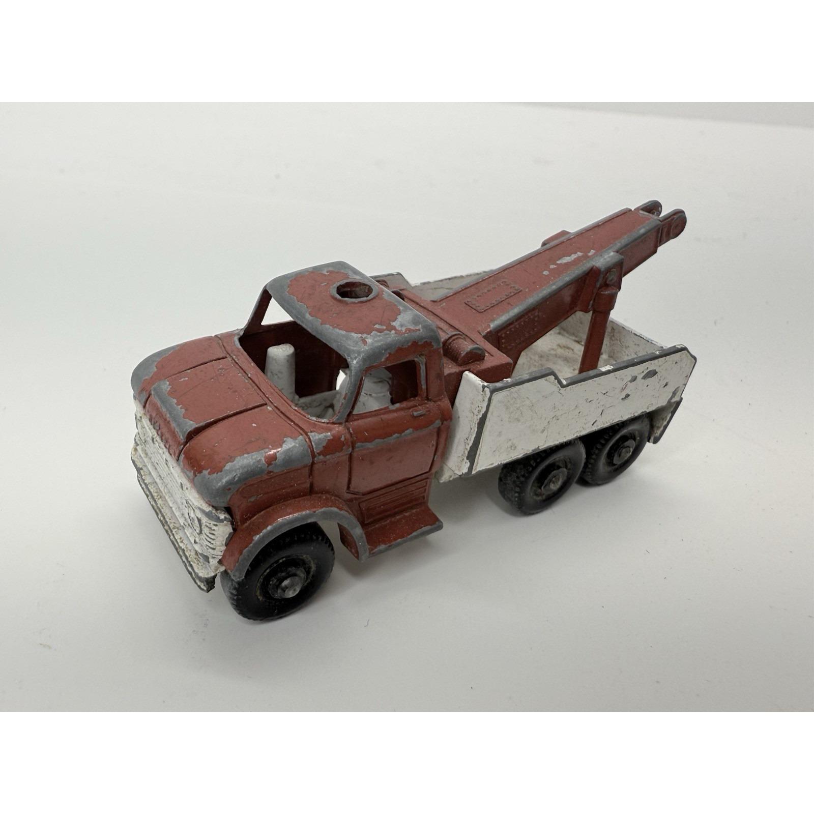 ミニカー MATCHBOX No.71 WRECK TRUCK Vintage Matchbox No 71 Ford Heavy Wreck Truck Esso by Lesney