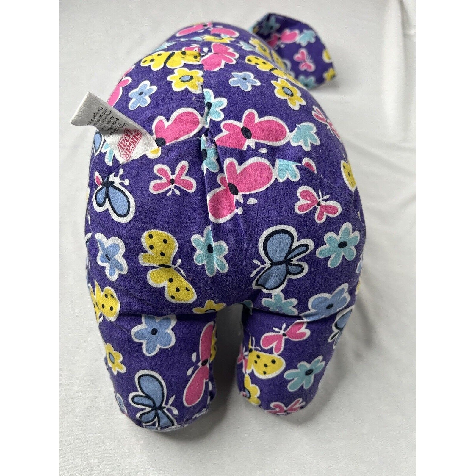 Vintage Sugar Loaf Floral Bunny Rabbit Fabric Plush Stuffed Toy 15