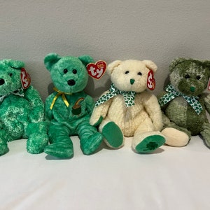Ty Beanie Babies Choice of St Patricks Day Bears
