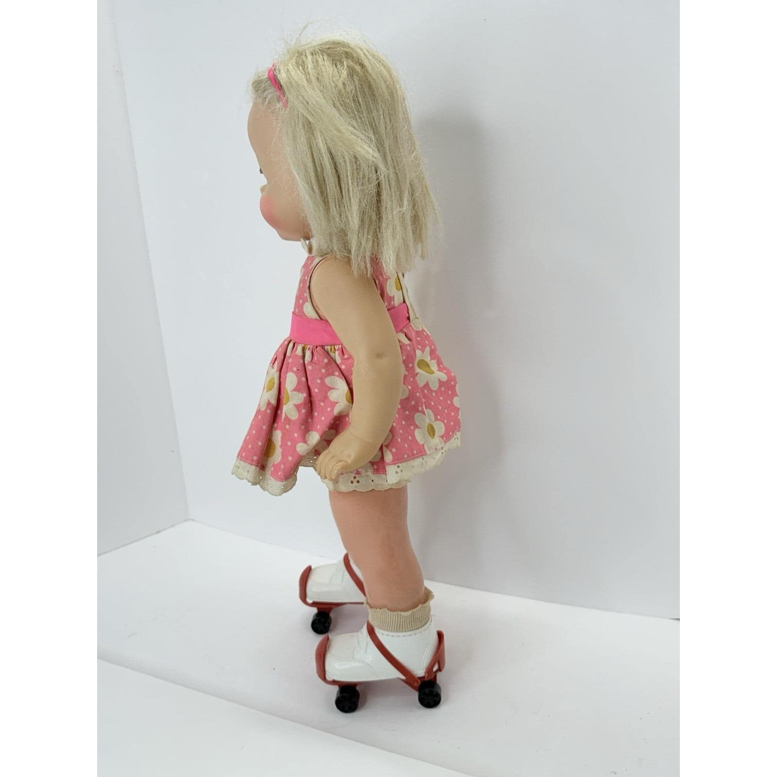 Baby First Step 1964 the Walking Doll by Mattel Mid Flower Dress