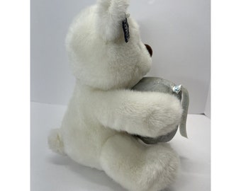 Vintage Applause 1987 Hershey Kiss White Teddy Bear 10