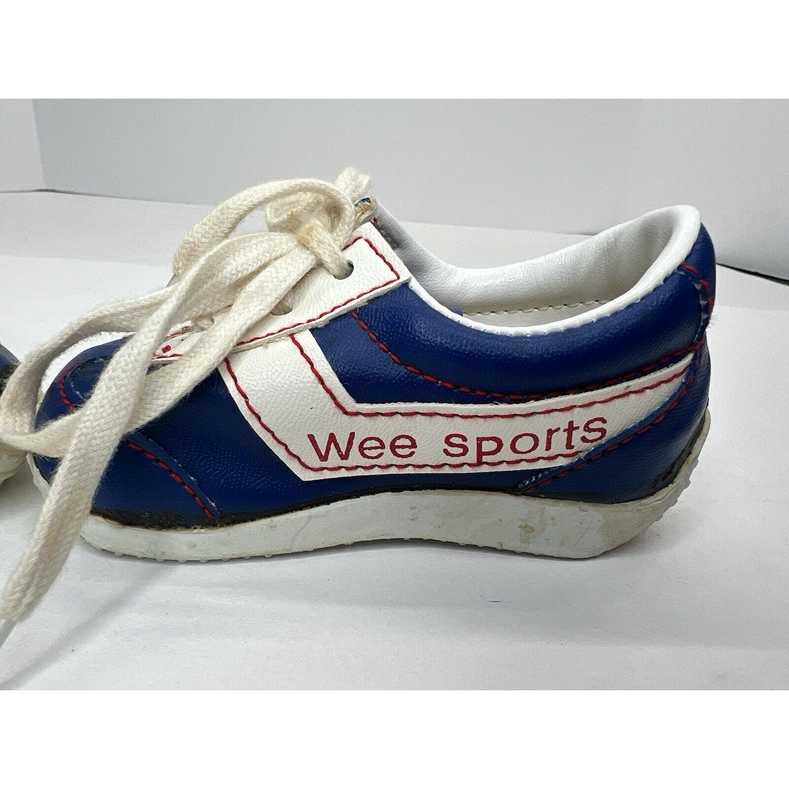 Vintage 80s Baby Toddler Retro Wee Sports Sneakers Shoes 2