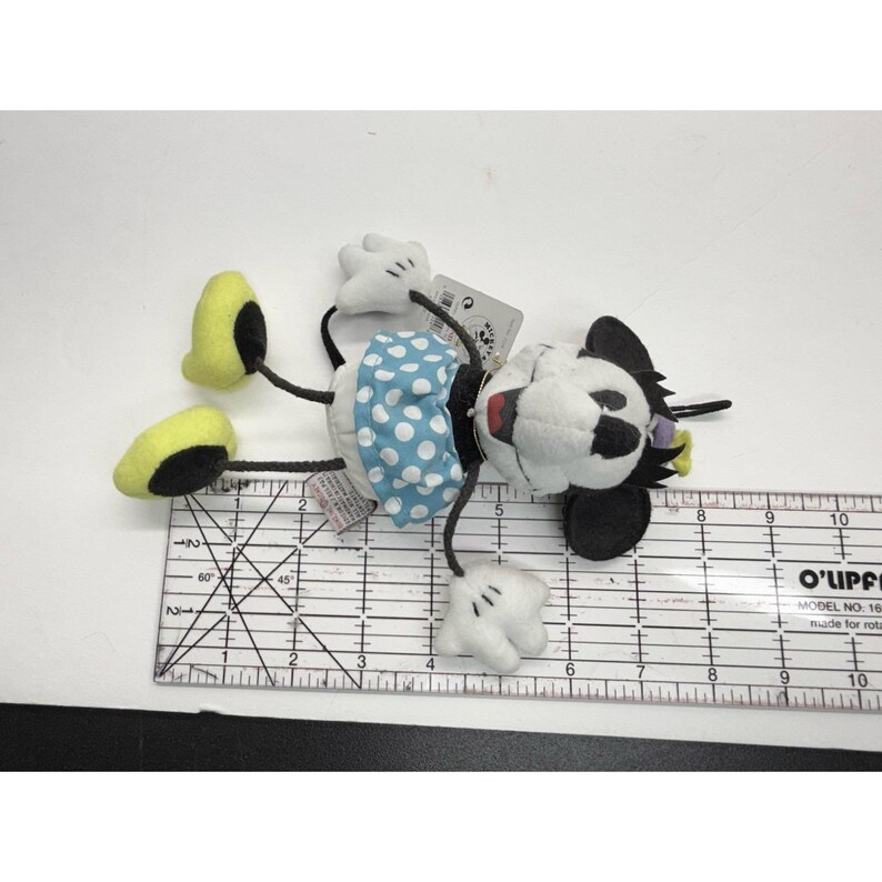 Vintage Gund Mickey and Minnie Mouse Plush Animals with String Arms & Legs Bild 14