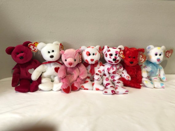 Ty Beanie Babies Choice of Valentines Day Bears - Etsy