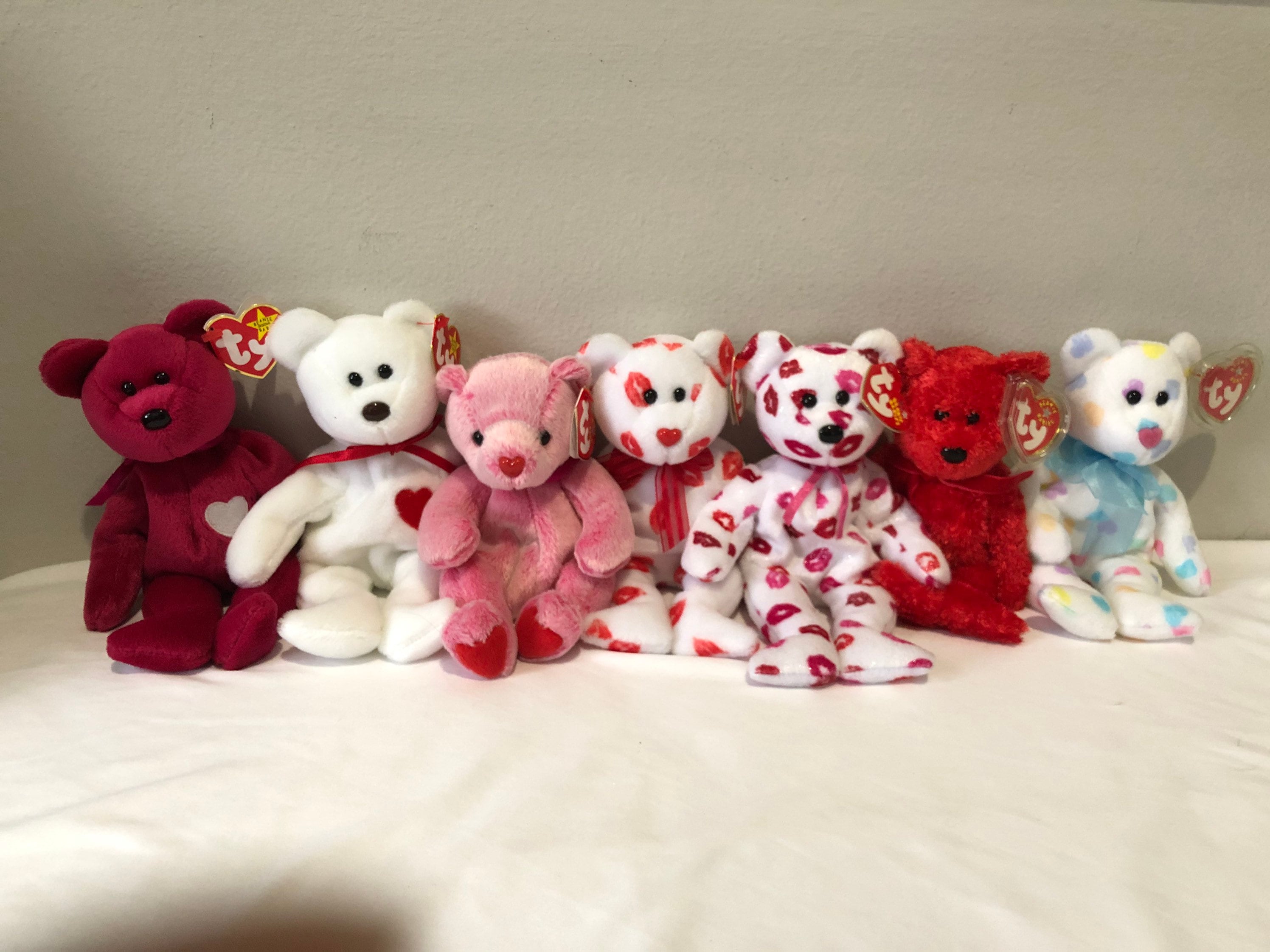 Ty Beanie Babies Choice Of Valentines Day Bears Etsy