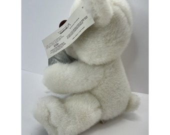 Vintage Applause 1987 Hershey Kiss White Teddy Bear 10