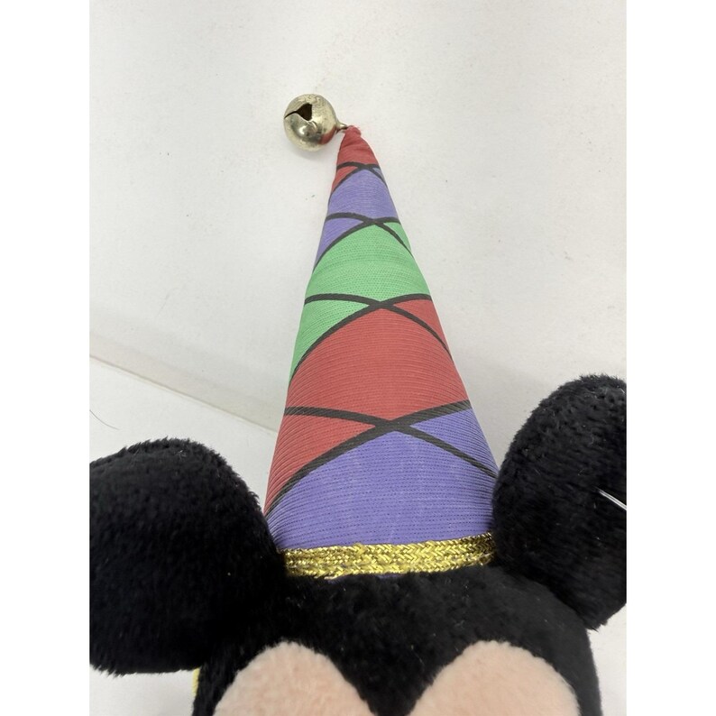 15 Years Of Tokyo Disneyland Jester Minnie Mouse Jester Plush Doll 10" With Tags image 8