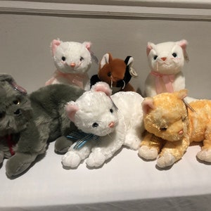 Ty Beanie Buddies Choice of Cats