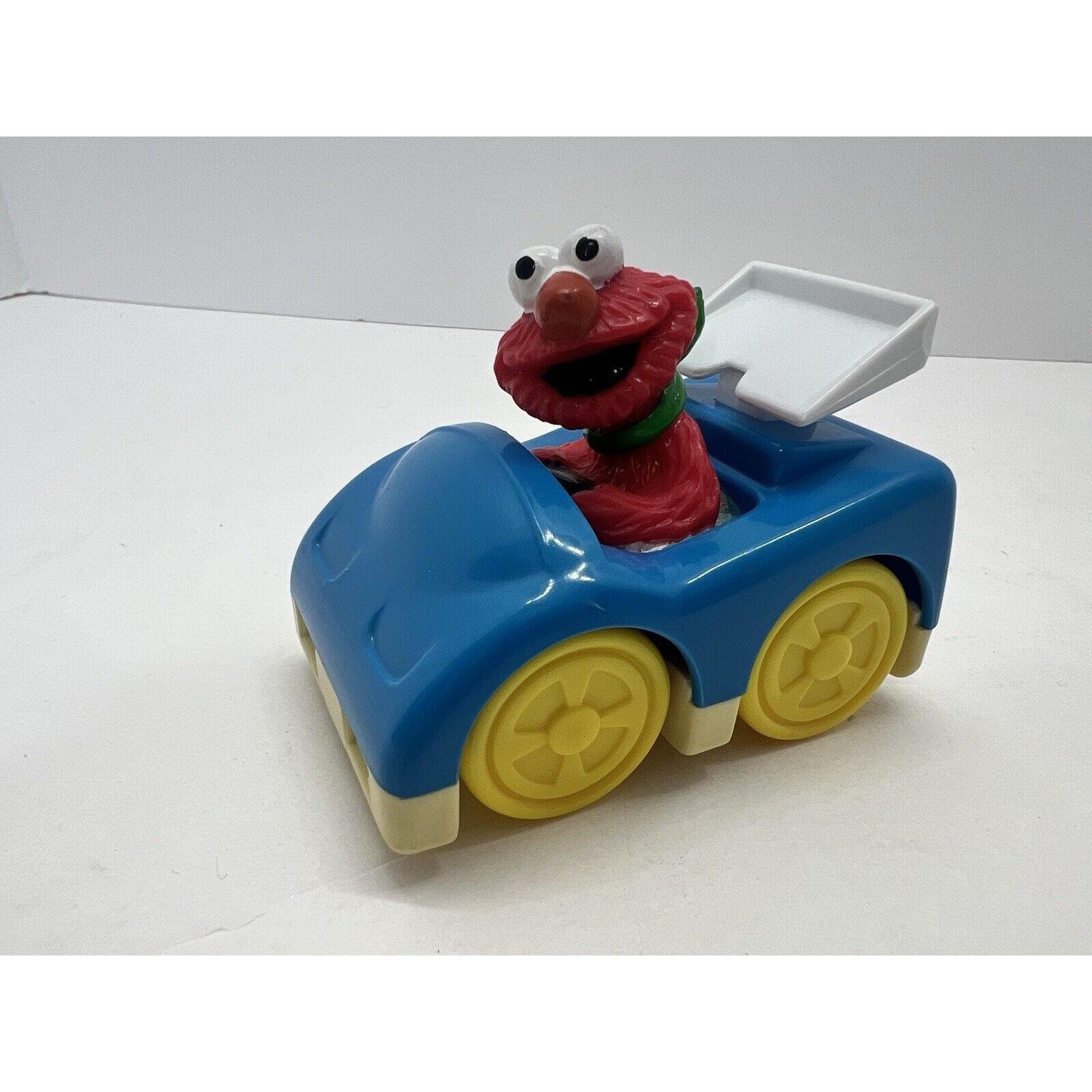 Vintage 1993 Sesame Street Elmo Tyco Playtime Toy Plastic Race Car