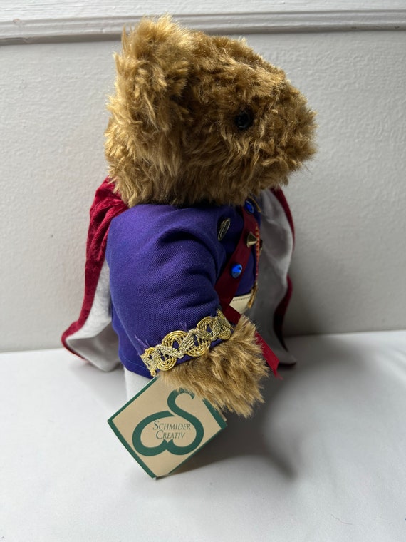 German Schmider Creativ Plush Signed Bear Numbered 25 Komig Ludwig