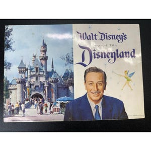 Disneyland Map 1960s - Etsy