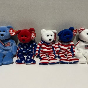 Ty Beanie Babies Choice of American United States Bears