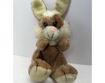 Vintage 1980 Wallace Berrie & Co Bunny Plush #512 Brown Bunny With