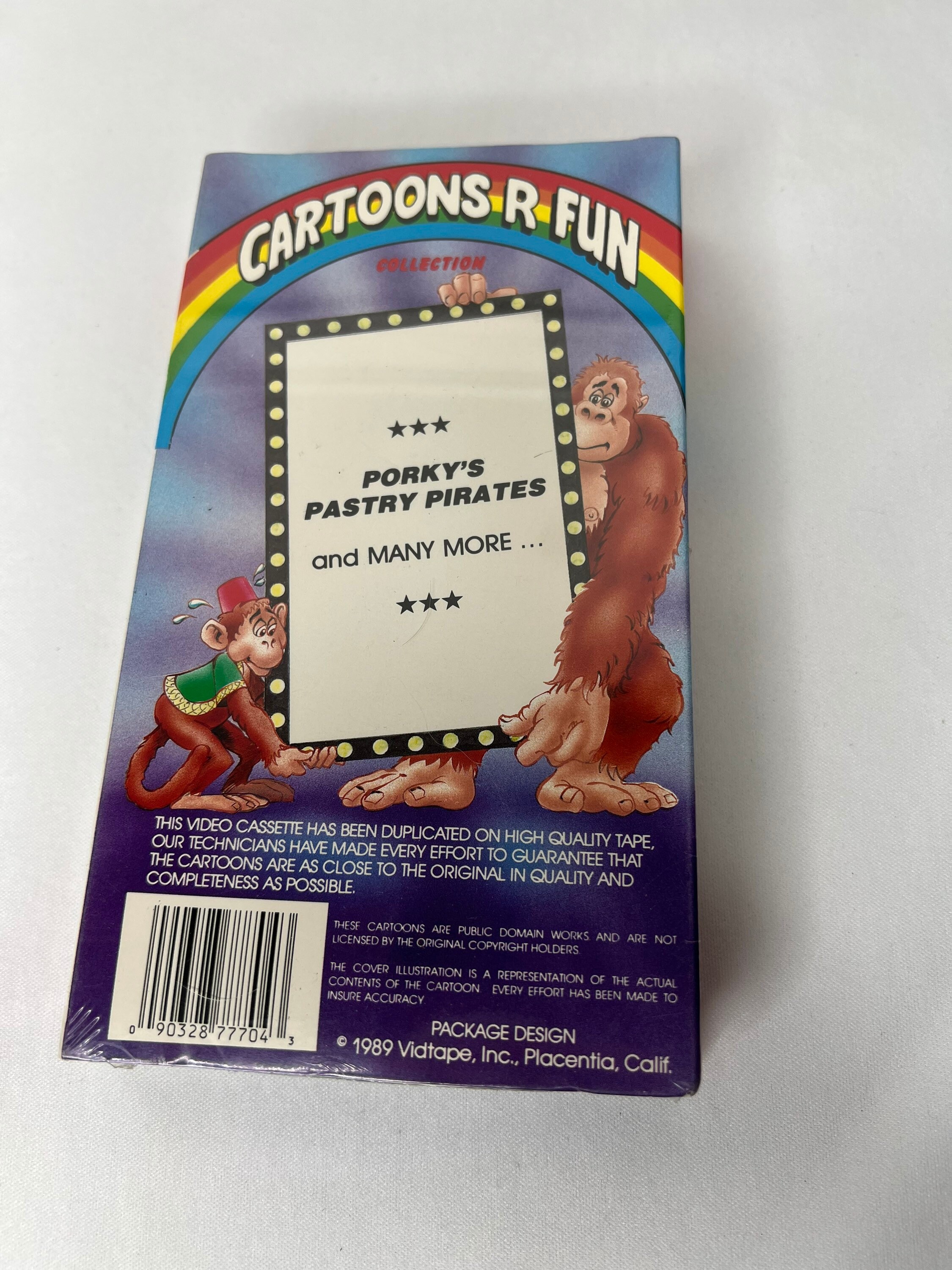 New Sealed! Cartoons R Fun VHS Video Tape Porky Pig Pastry Pirates VTG ...