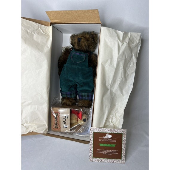 New 12 Gallery Teddies Benjamin Bear W free Puppies Puppy Plush