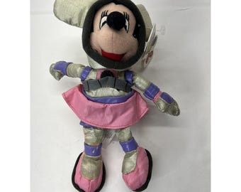 Walt Disney Mouseketoys Space Minnie Mouse Bean Bag Stuffed Toy