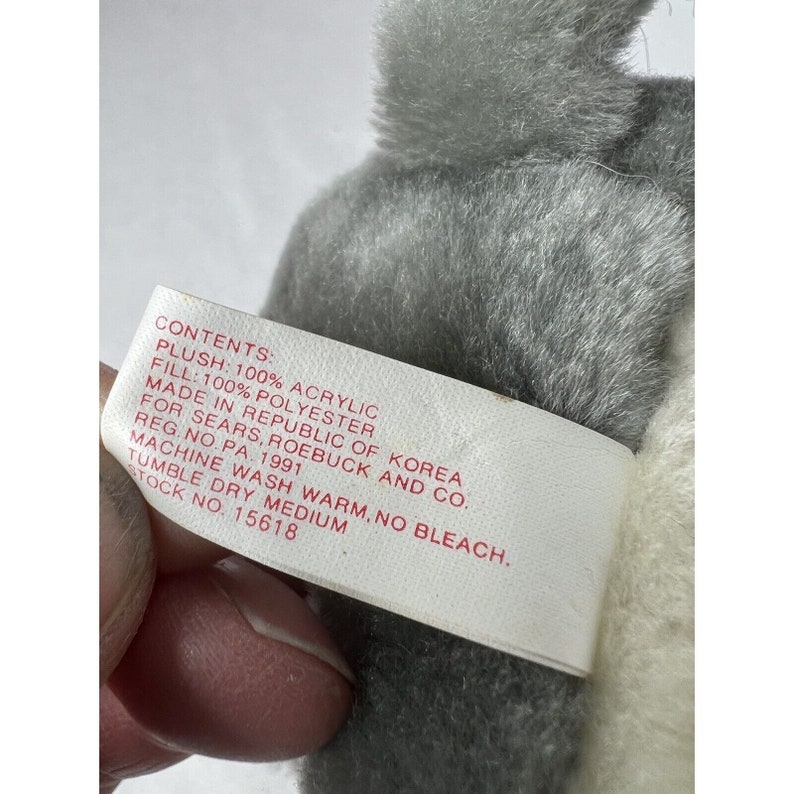 Eeyore Small Plush Stuffed Animal from Winnie the Pooh Disney Vintage 1991 Sears image 10