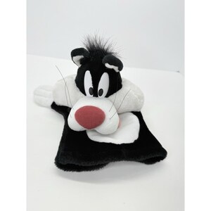 Vintage 1994 Applause Looney Tunes Sylvester the Cat Hand Puppet Plush