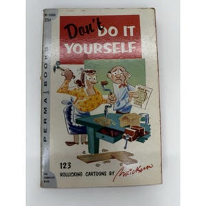 Vintage Don’t Do It Yourself  1957 Brickman 123 Rollicking Cartoons Paperback