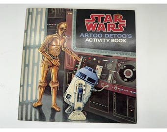 Vintage 1979 Star Wars Artoo Detoo’s Activity Book Scholastic R2-D2 Unused