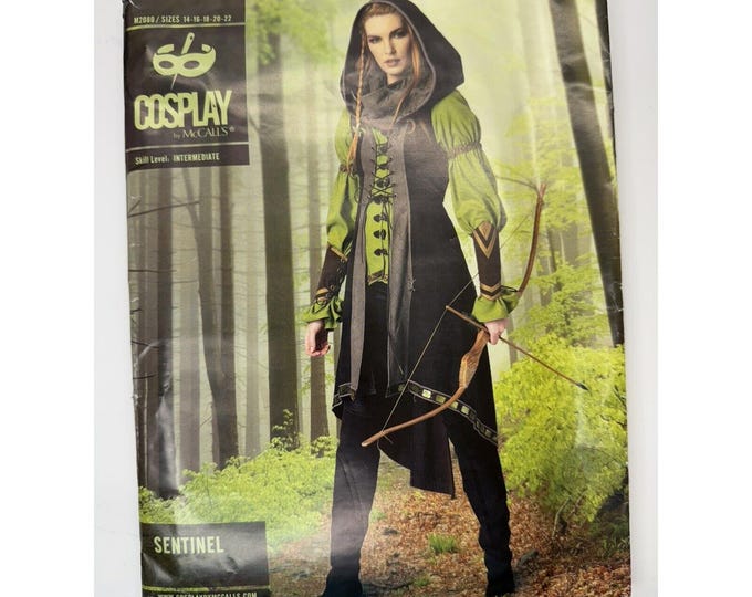 Sentinal Cosplay Mccalls Cosplay SENTINEL Costume Sewing Pattern M2080 - Sizes 14-16-18 ...