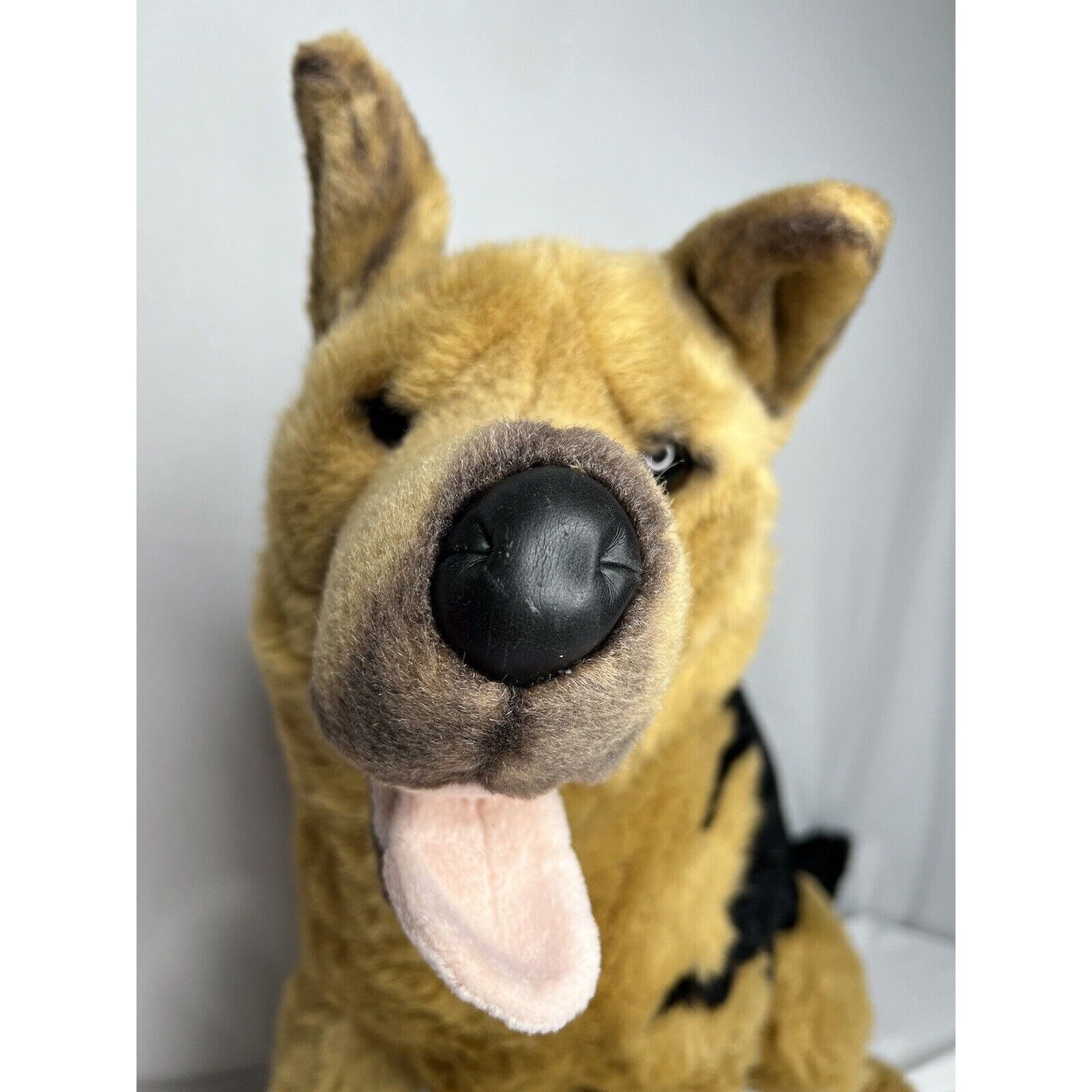 Giant stuffed german shepherd sale
