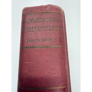 Accounting Principles Fourth Edition 1945 by Howard Noble Hardcover Vintage Book