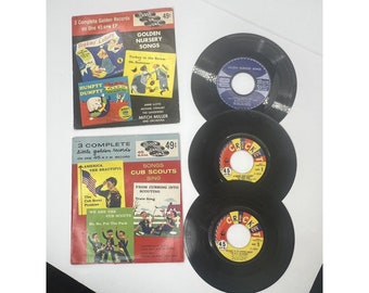 Lote mixto de discos de vinilo de 45 RPM para manualidades, decoración, obras de arte, diario basura