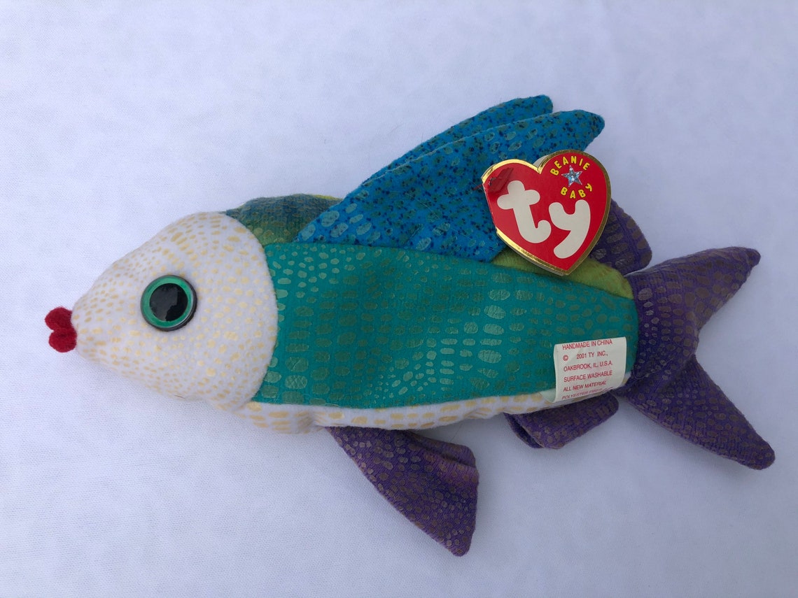 Ty Beanie Babies Choice of Fish Etsy