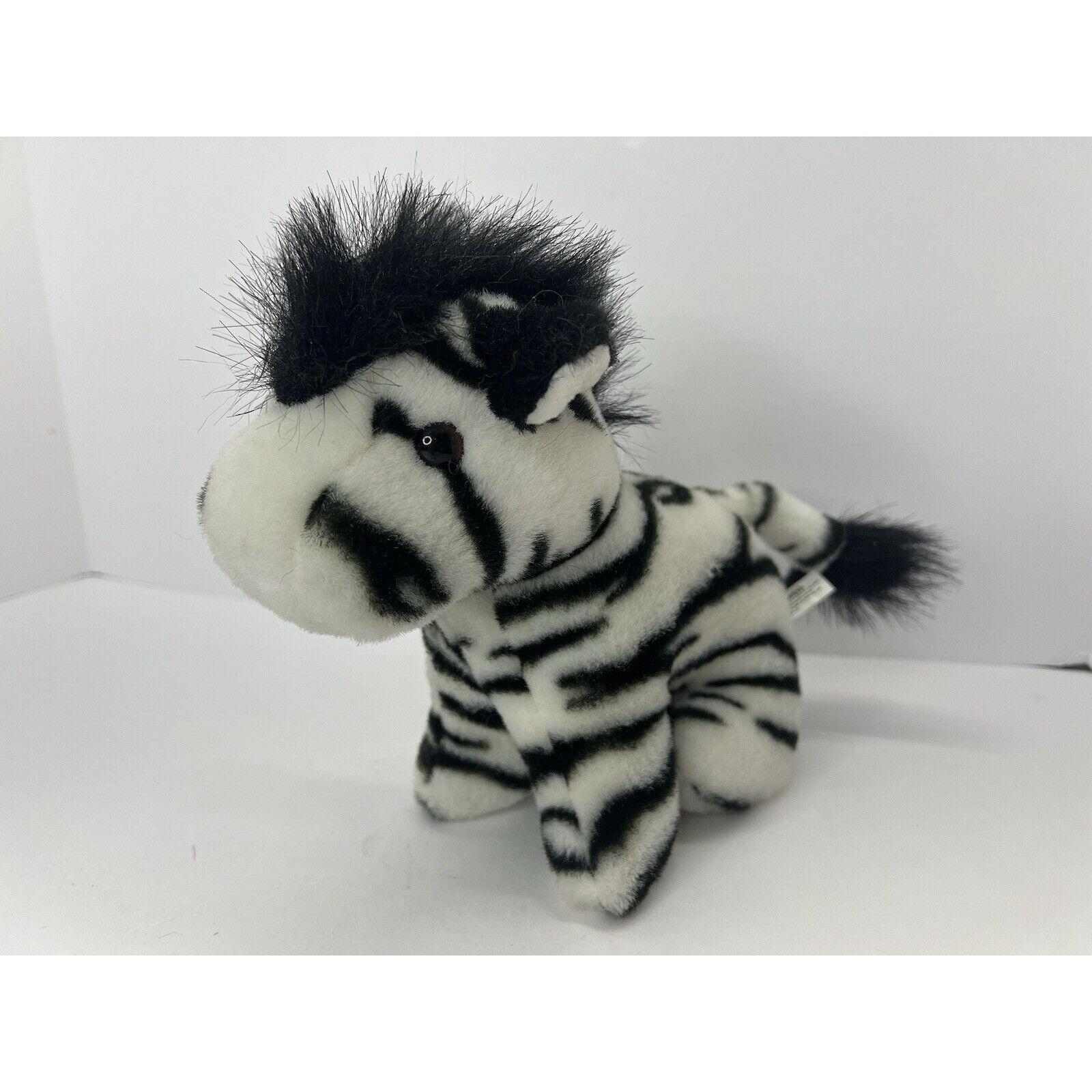 Vintage Commonwealth 1993 Plush Zebra Stuffed Animal Realistic 7