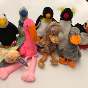 Ty Beanie Babies Choice of Birds Group 3