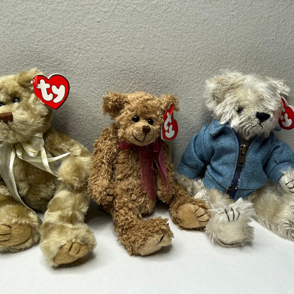 Ty Attic Treasures Choice of Bear, Beverly, Berkley, McKinley