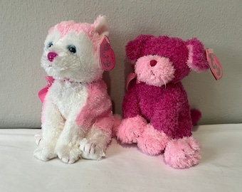 Ty Beanie Babies Choice of Pinky’s Collection Dogs