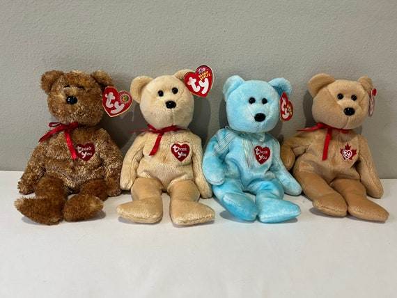 Ty Beanie Babies Choice of Thank You Bears - Etsy