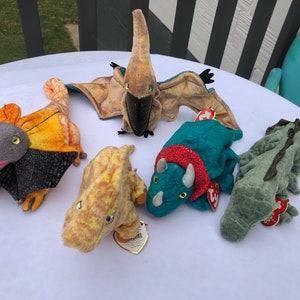 Ty Beanie Babies Choice of Dinosaurs and Reptiles