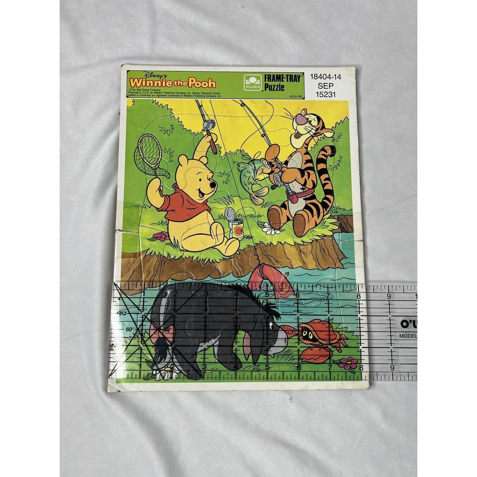 Vintage Golden Disney Winnie the Pooh and Friends Frame Tray Puzzle ...