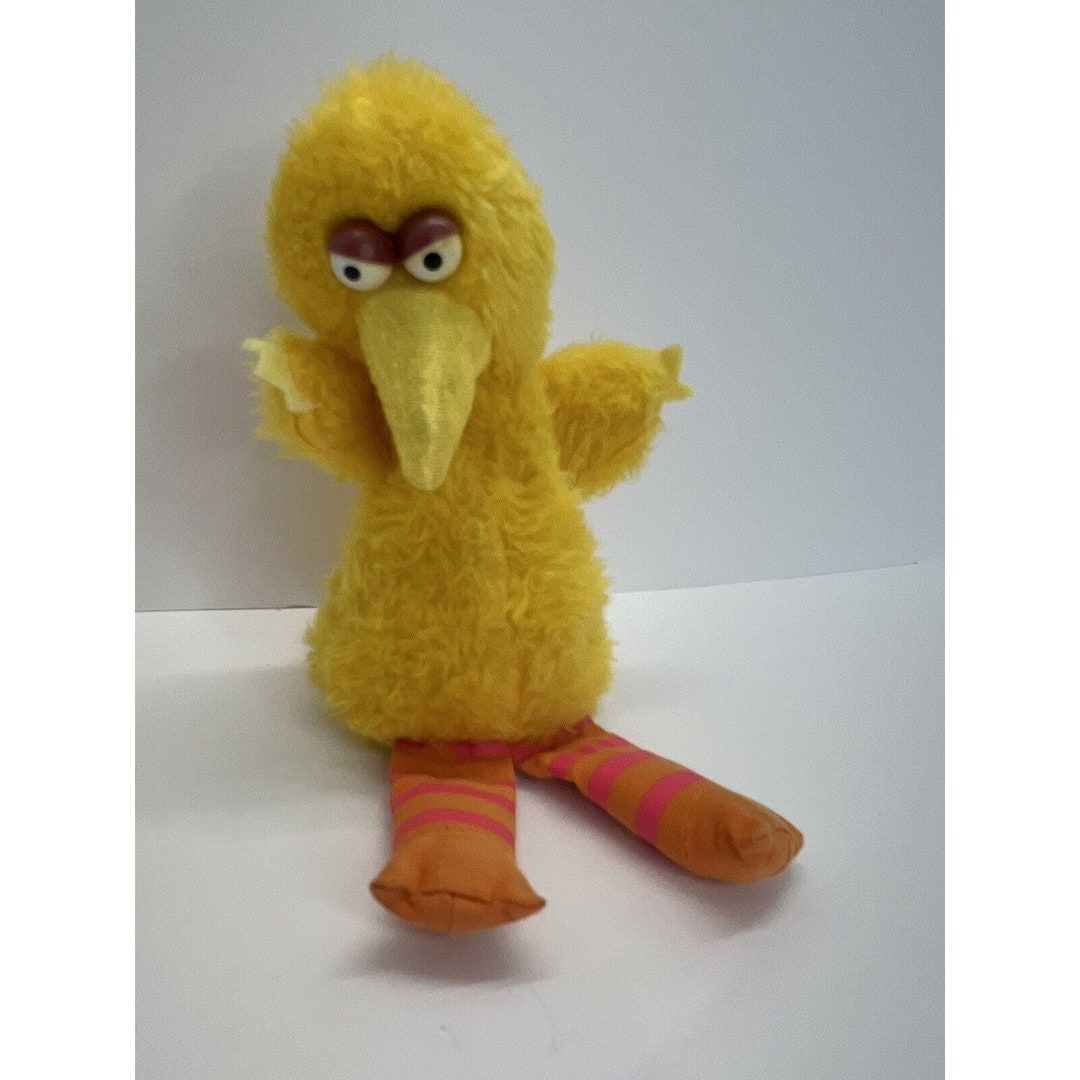 Vintage 1970s Big Bird 9.5” Plush Knickerbocker Sesame Street