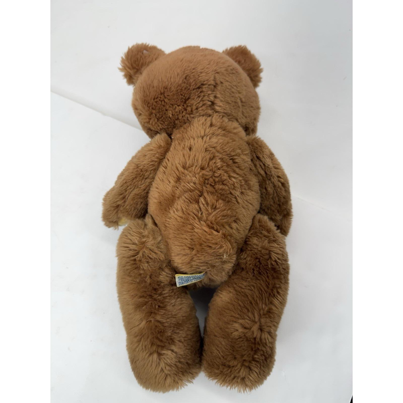 Vintage Dakin Teddy Bear Plush Stuffed Animal Brown Jointed 1981 Korea ...