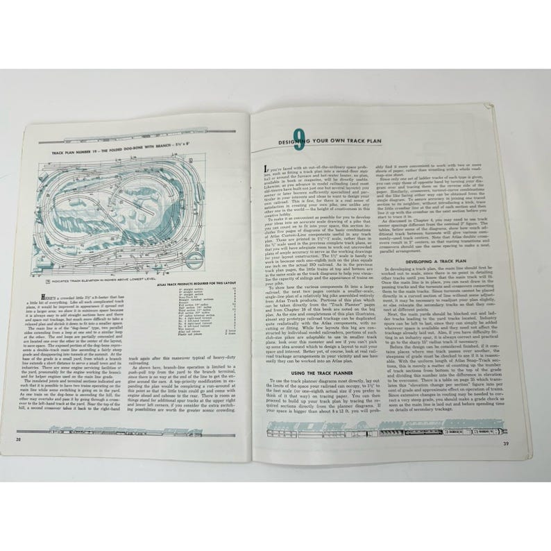Atlas Custom-line Layouts HO Scale Railroads Booklet Armstrong Vintage ...