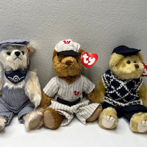 Ty Attic Treasures Choice of Bear. Caboose, Cooper, Mulligan