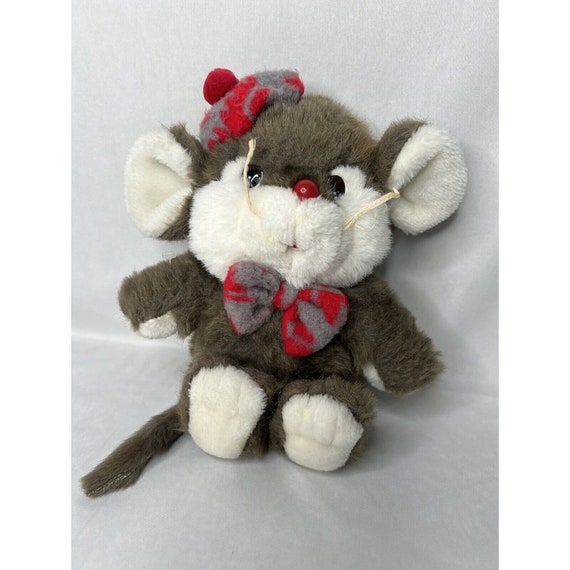 Commonwealth Lil' Tweaks the Christmas Mouse Plush Vintage 1987