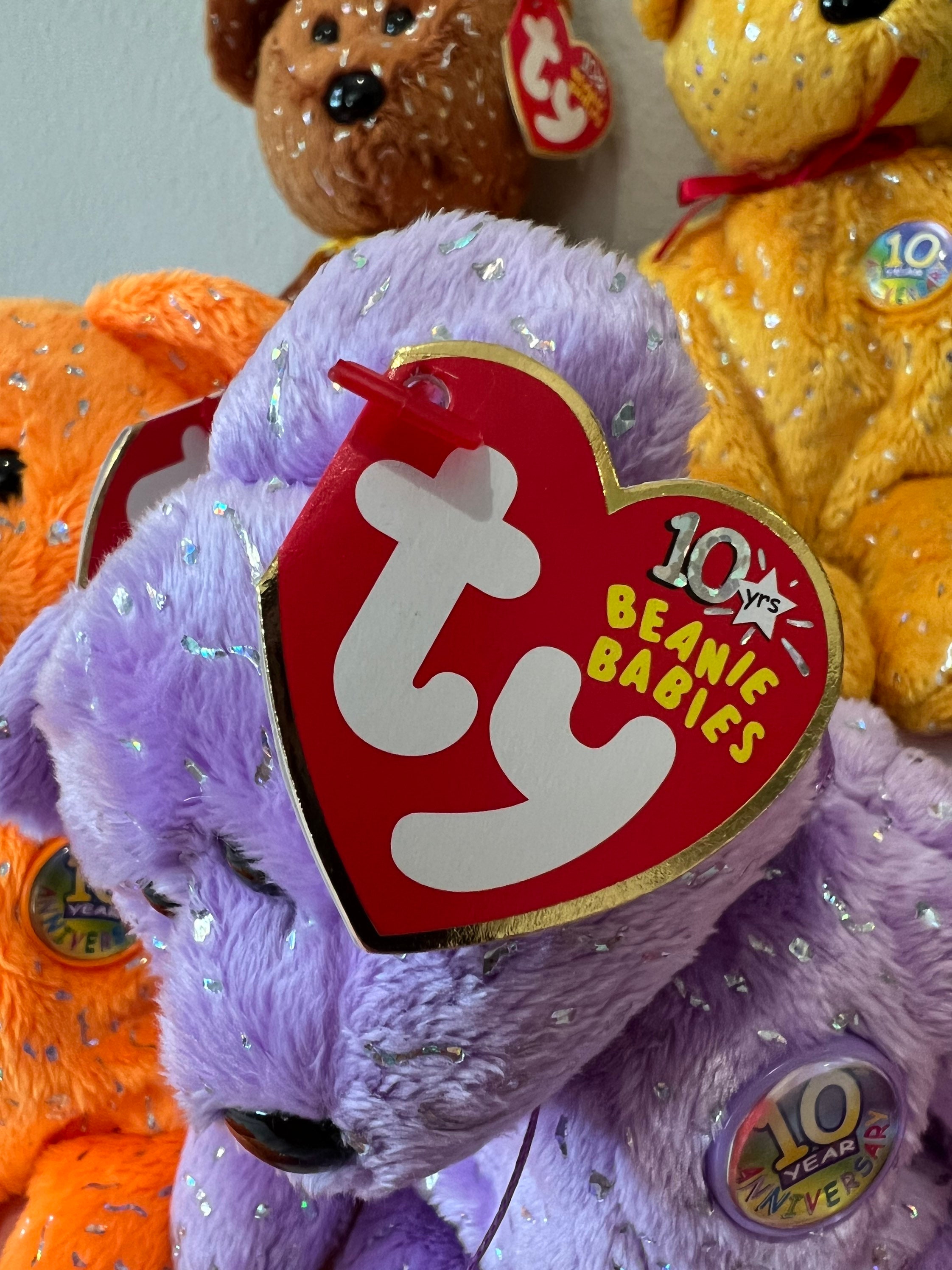 Ty Beanie Babies Decade Bear: 10th Anniversary Collectible