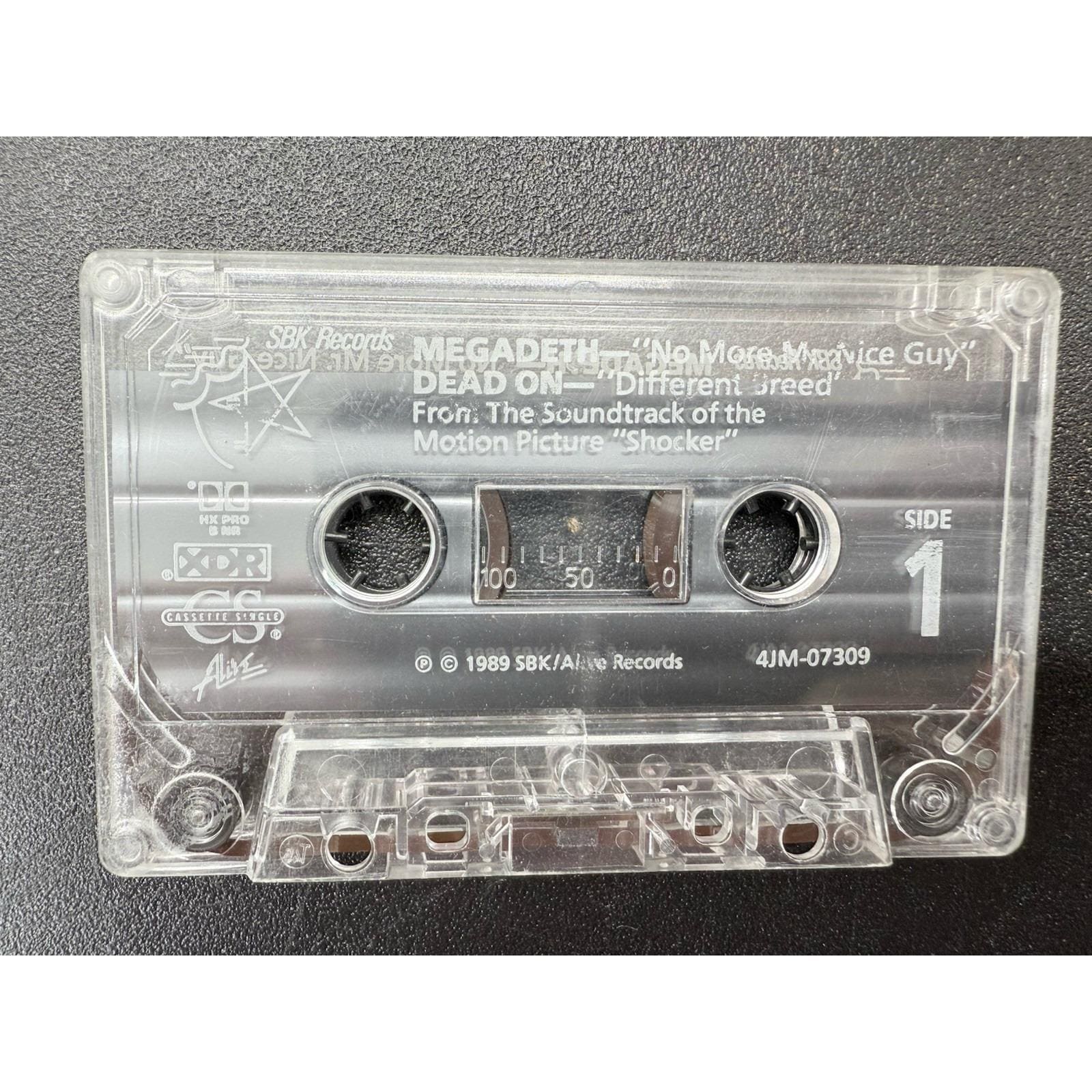 MEGADETH カセットテープ Megadeath No More Mr. Nice Guy - Dead on - Shocker - Cassette Tape