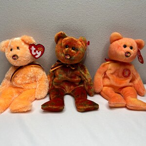 Ty Beanie Babies Bears Mastercard et Mastercard Anniversaire au choix Beanie Bears