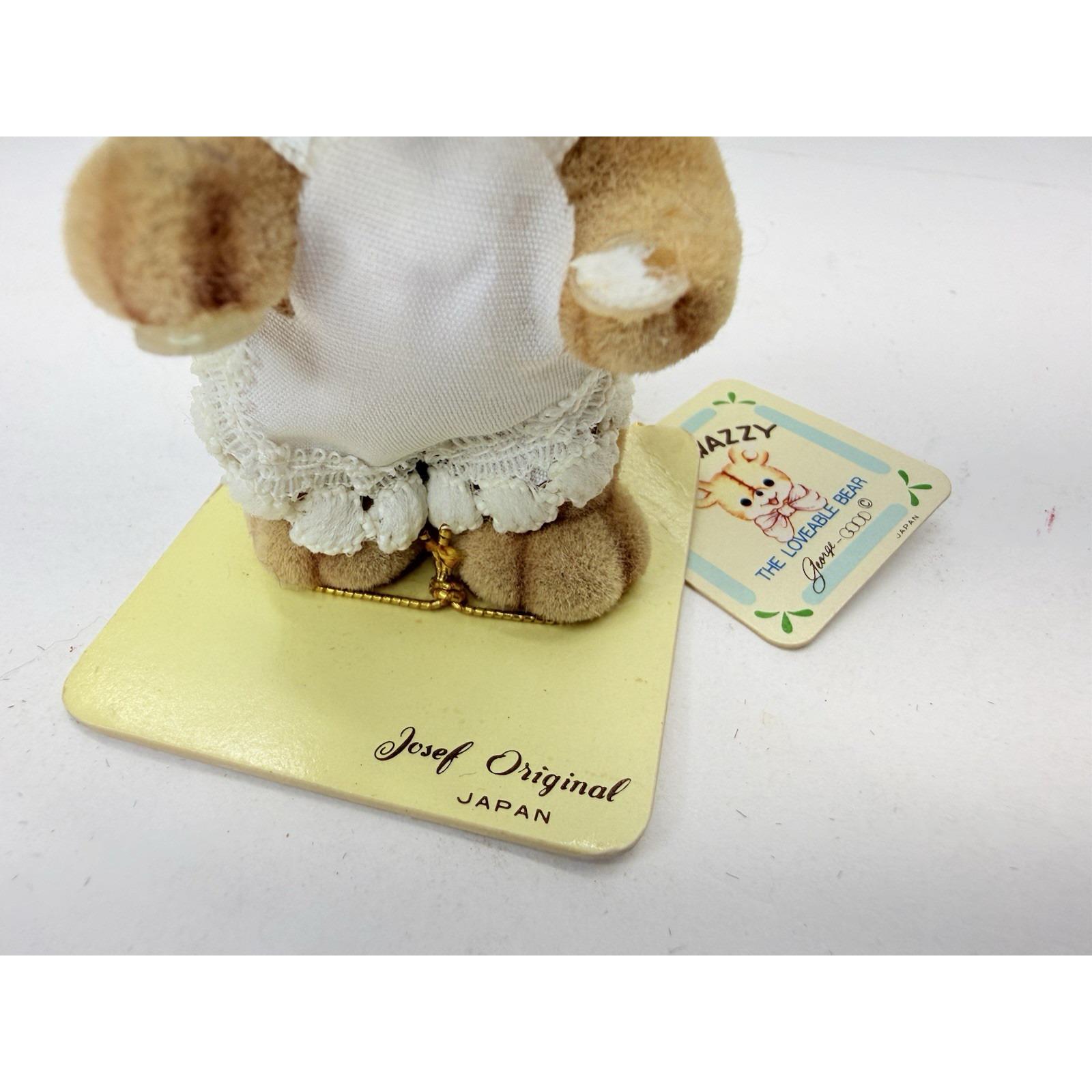 Vintage Fuzzy Wazzy the Lovable Bear by Josef Original Flocked