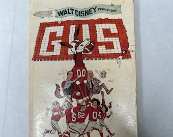 Vintage Vic Crume GUS Walt Disney Productions 1976 Scholastic Books Libro en rústica