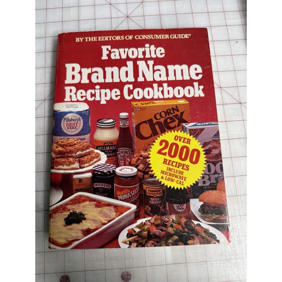 Vintage 1981 Favorite Brand Name Recipe Cookbook Consumer Guide Over ...