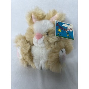 Vintage Fuzzlins Basil Bunny Little Bunny Rabbit Toy Easter Gift Stuffed Animal